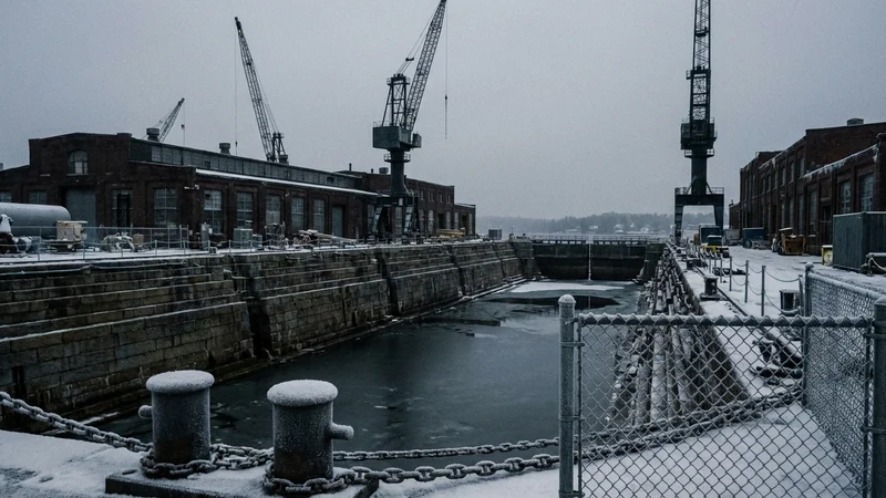 Maine industrial landscape