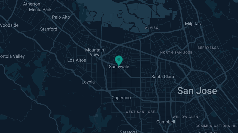 Map of Sunnydale, California — 2 documented asbestos exposure sites