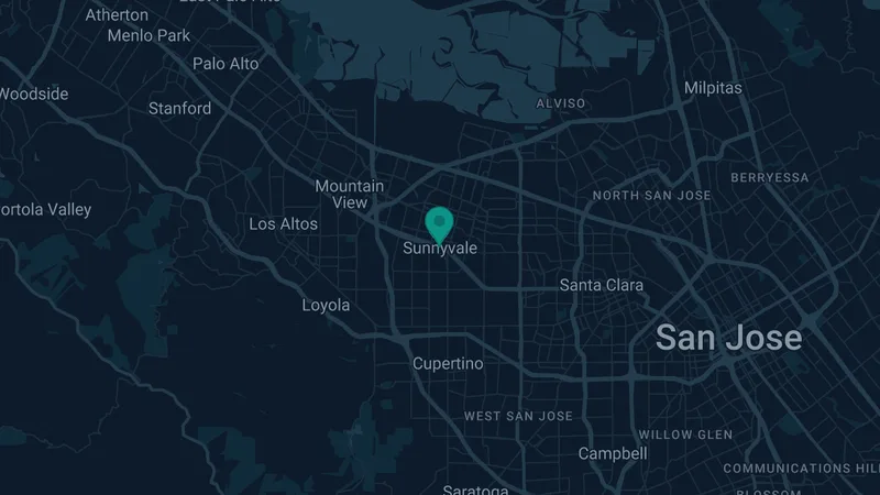 Map of Sunnydale, California: 2 documented asbestos exposure sites