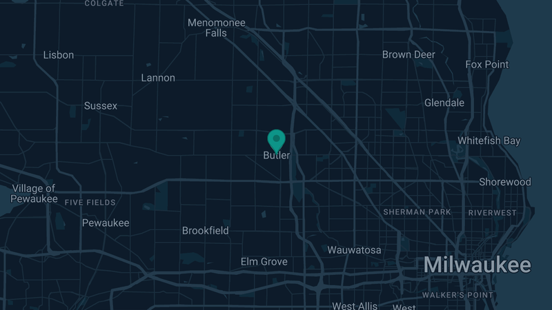 Map of Butler, Wisconsin — 2 documented asbestos exposure sites