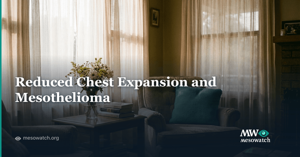 Reduced Chest Expansion in Mesothelioma Patients