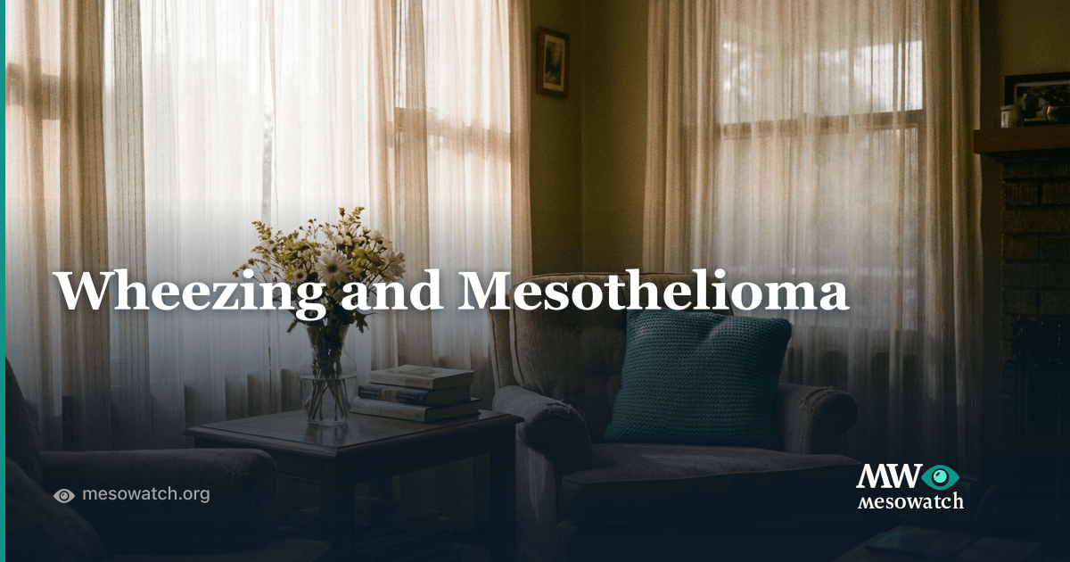 Wheezing in Mesothelioma Patients